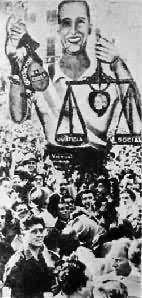 群众庆祝J.D.庇隆再次当选总统(1951)