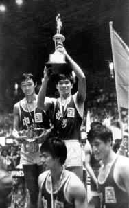图4　在亚洲篮球锦标赛上连获4届冠军的中国男子篮球队