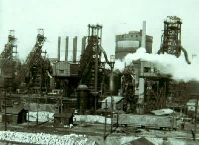中国第一个五年计划时期的鞍钢炼铁厂