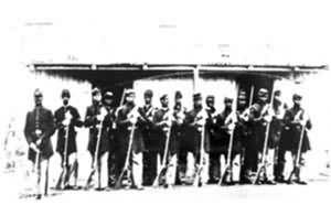 美国内战时的黑人士兵