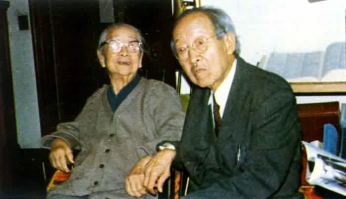 赵元任(1892～1982)与夫人