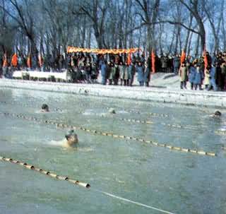 北京的冬泳比赛