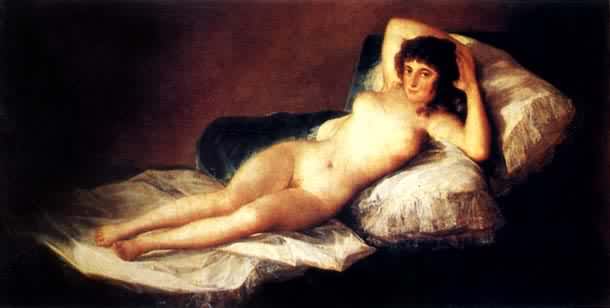 《裸体玛哈》（约1800）
