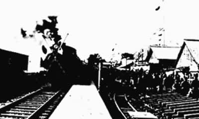 安奉铁路标准轨距铁跟通车式（1911）