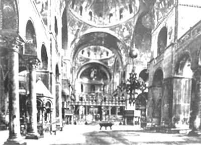 图 威尼斯圣马可大堂内景
