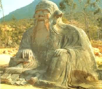 图  太上老君宋代石雕像(福建泉州)