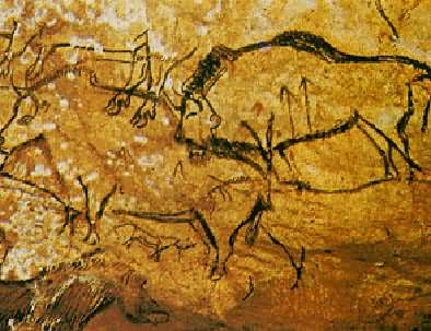 法国诺克斯洞穴壁画：野牛