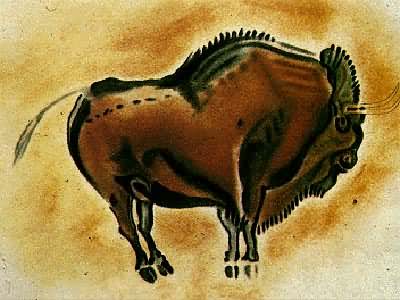 西班牙阿尔塔米拉洞穴壁画：野牛