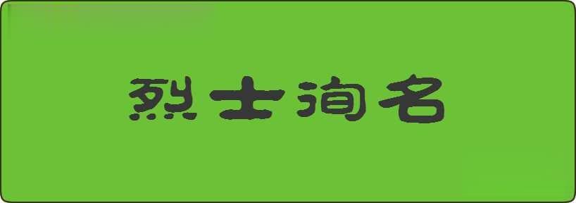 烈士徇名造句