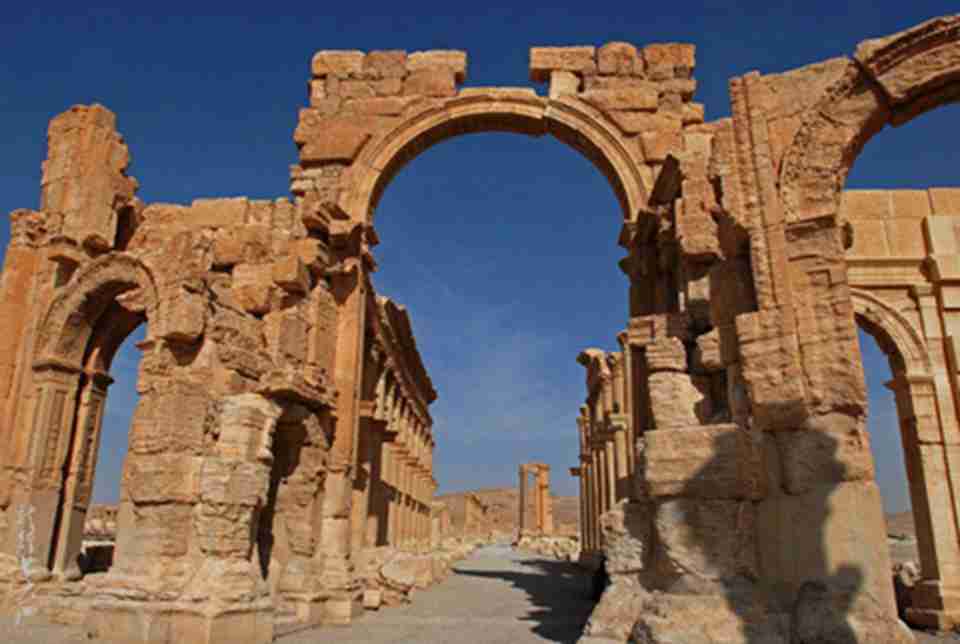 帕尔米拉,叙利亚中部的一个重要的古代城市