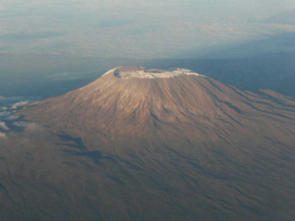 乞力马扎罗山实际上有三座火山