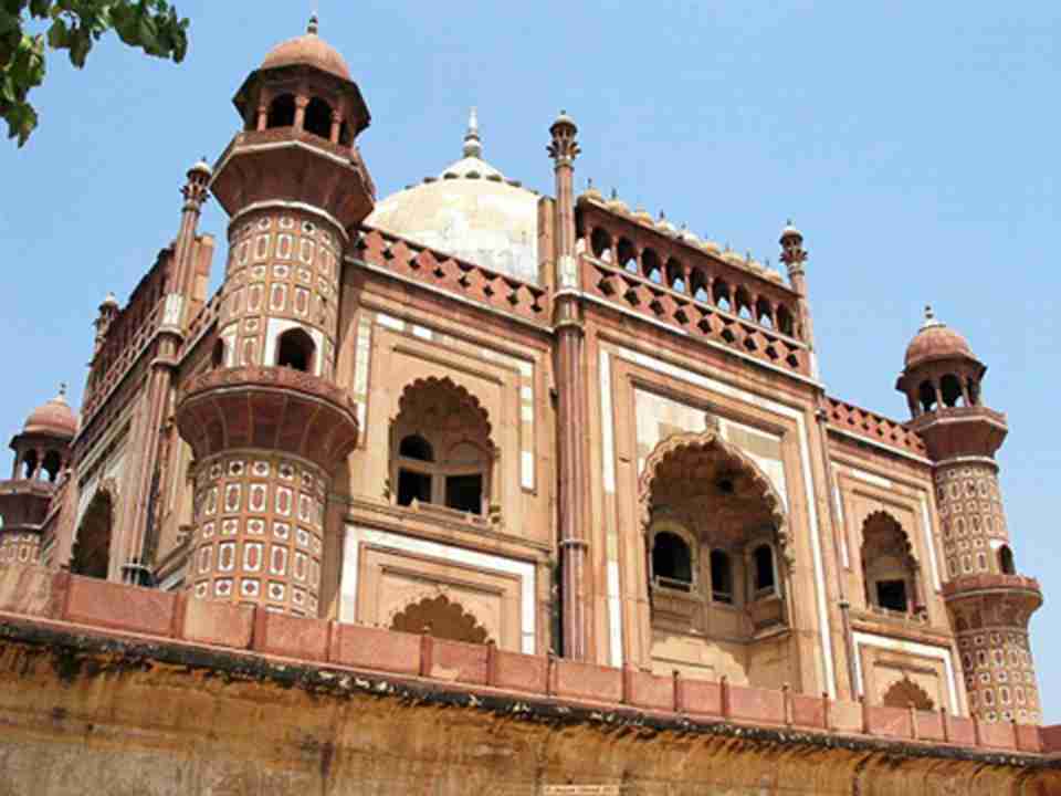 胡马雍陵是伊斯兰教与印度教建筑风格的典型结合