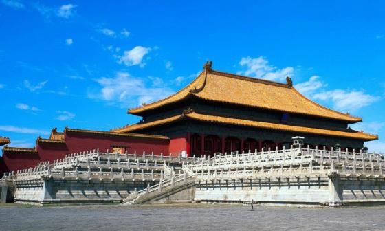 中国的世界遗产：北京及沈阳的明清皇家宫殿，图为北京故宫